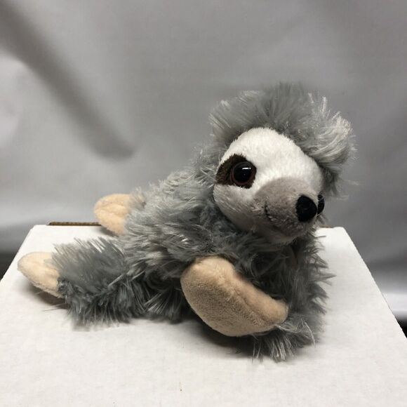 Wild Republic Huggers Sloth Plush Slap Bracelet Stuffed Animal Gray Toy - Picture 2 of 12
